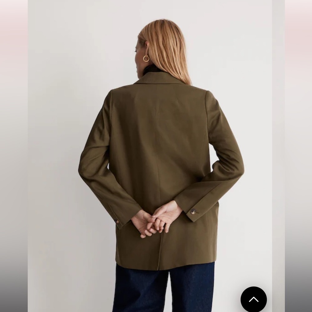 Madewell Olive taupe Blazer - Picture 4 of 10